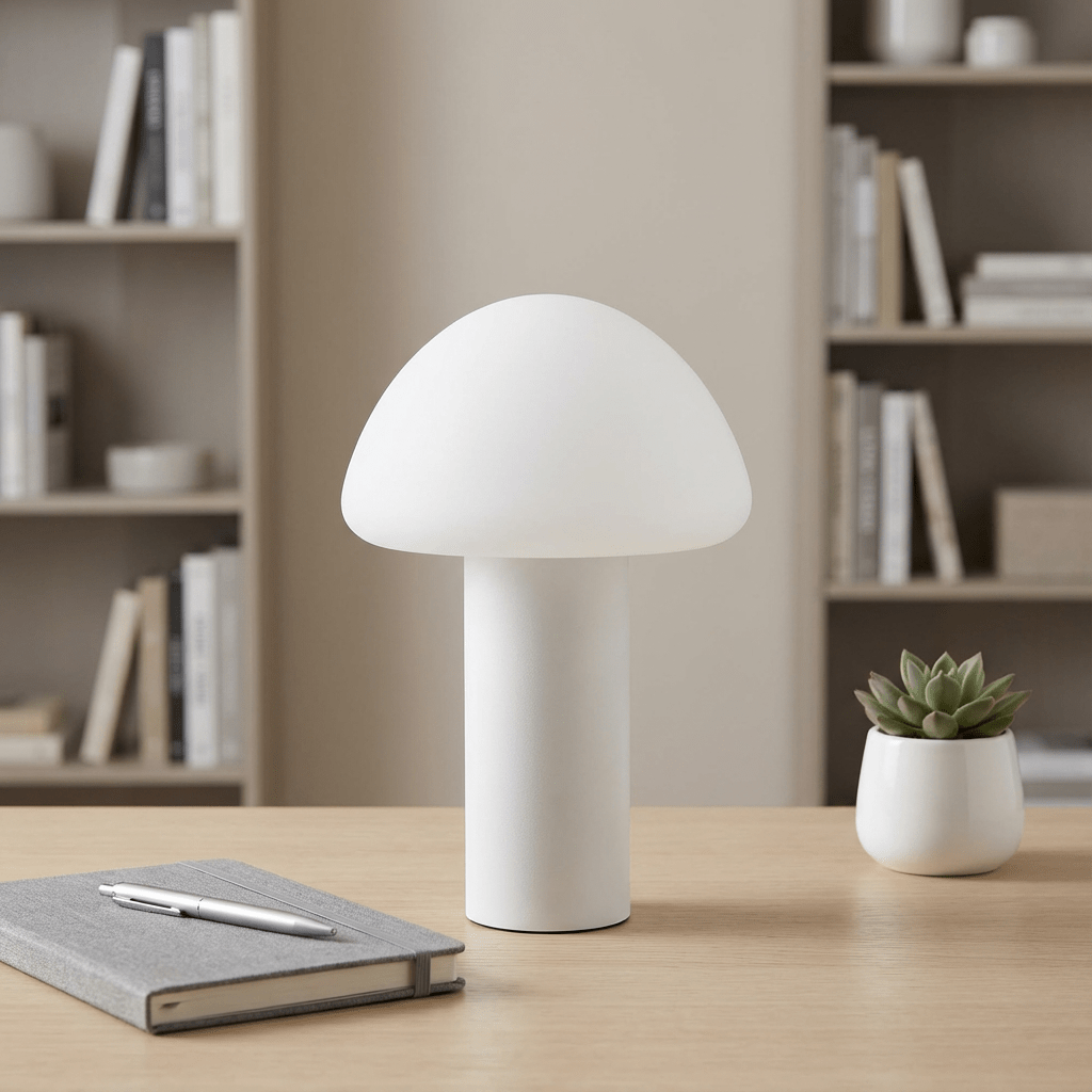 Forêt au printemps – Rechargeable LED Mushroom Table Lamp | Mushroom Design, Soft Light & Touch Control