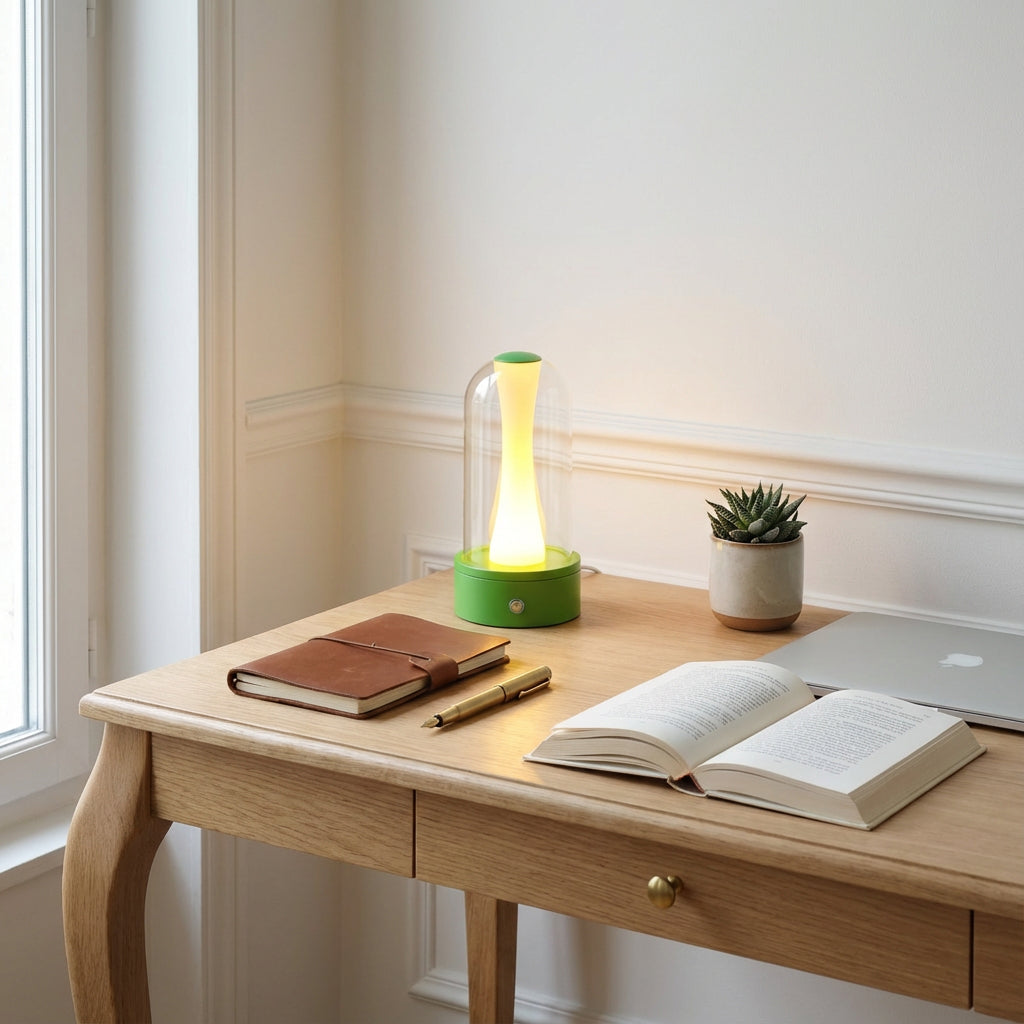 Pistil – Rechargeable Table Lamp with Botanical Design, Soft Dimmable Light