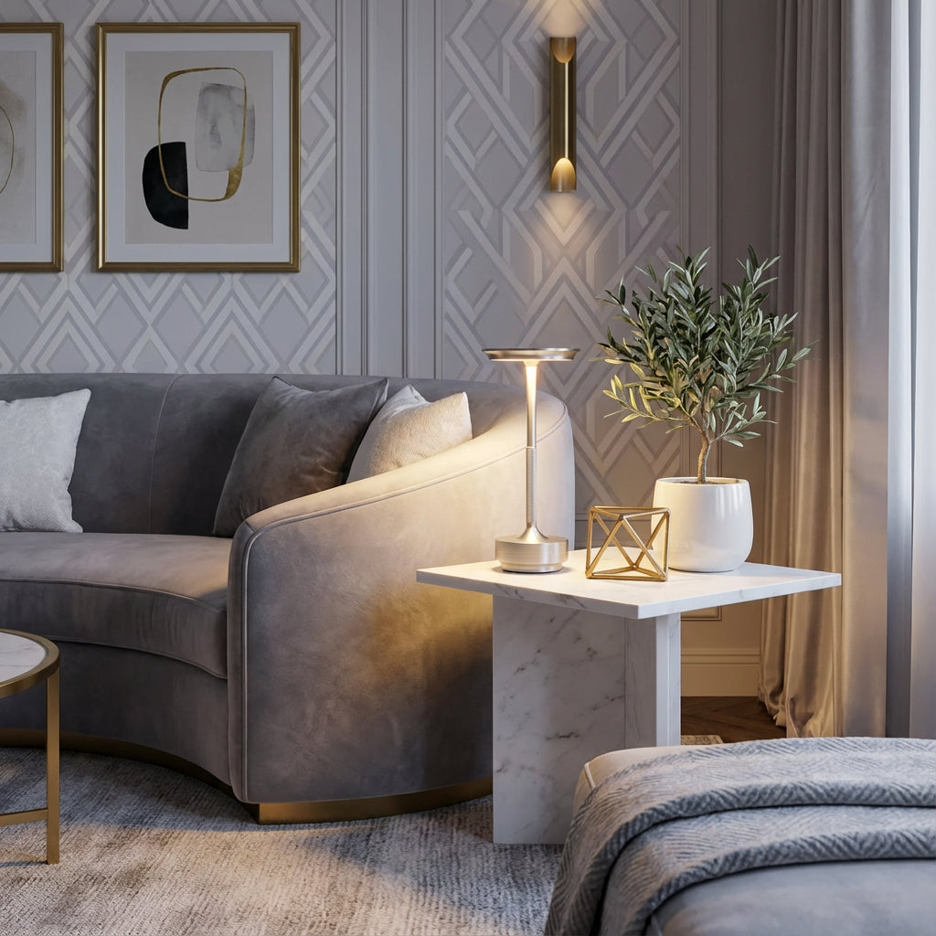 Chevalier— Cordless Table Lamp · Touch Control · Soft Fade-In Lighting