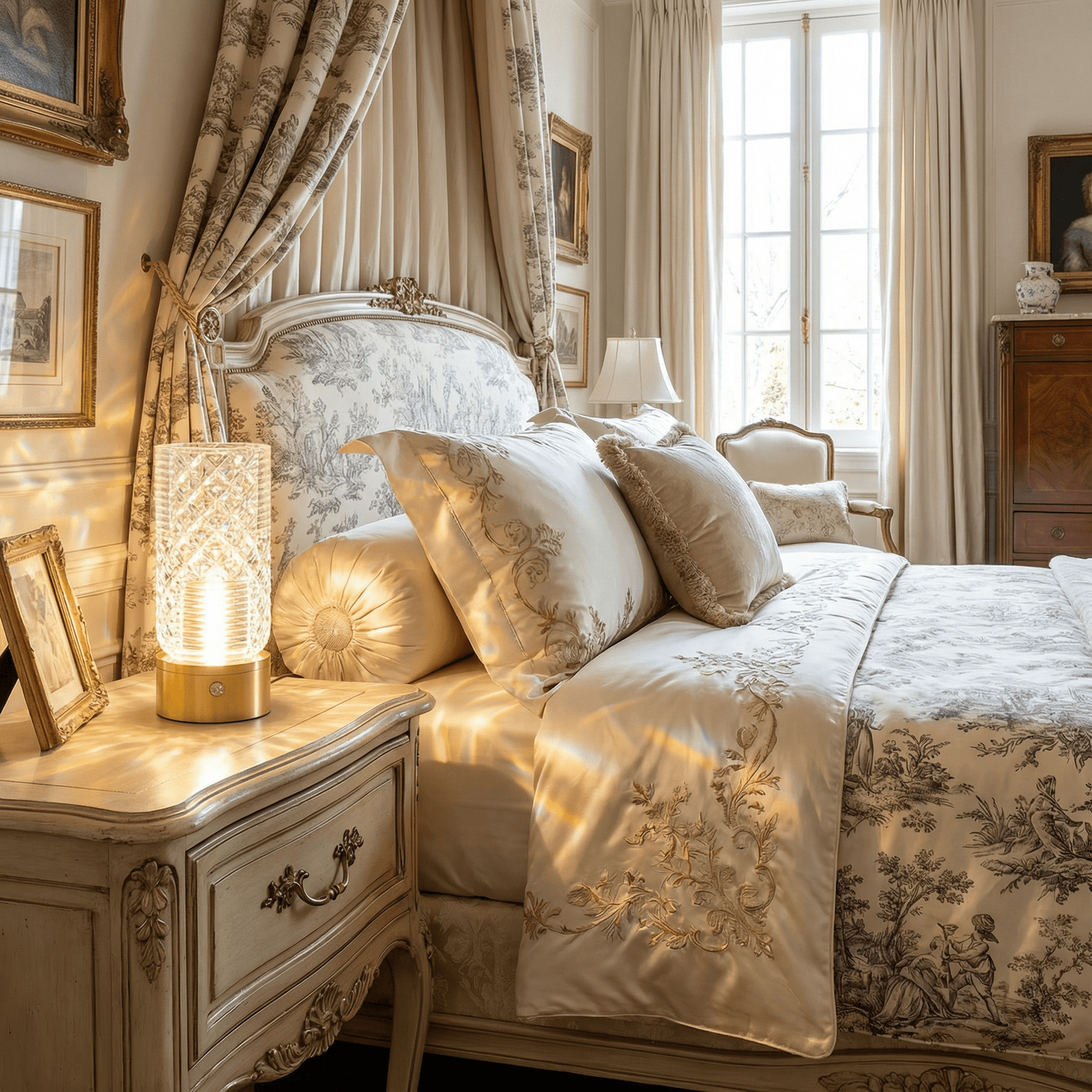 Fleur de Lumière –Rechargeable Table Lamp with Soft Lighting Effect