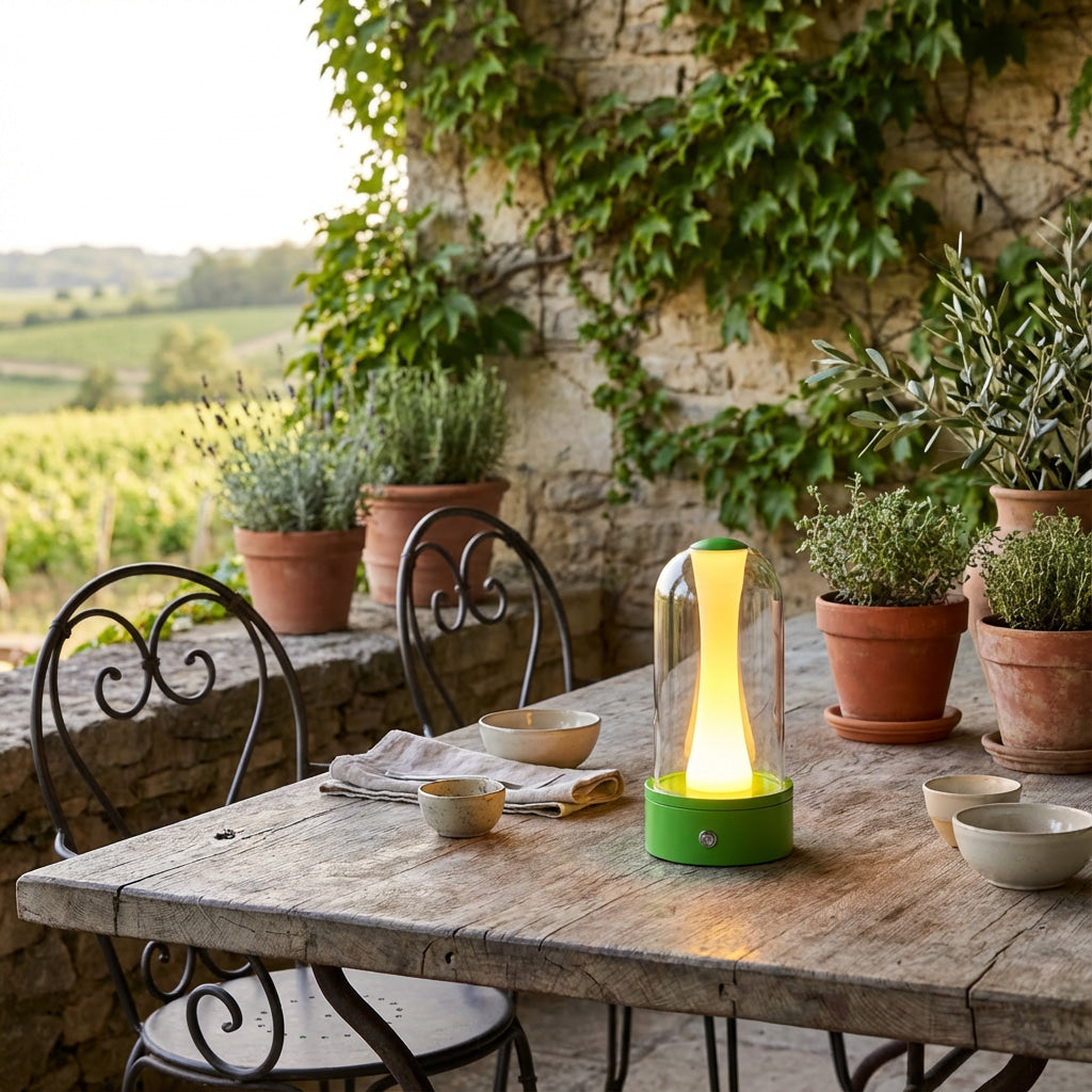 Pistil – Rechargeable Table Lamp with Botanical Design, Soft Dimmable Light