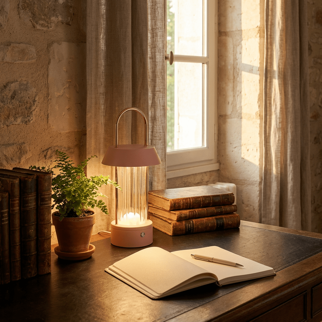 Portée — Rechargeable Portable Lamp with Soft Ambient Light