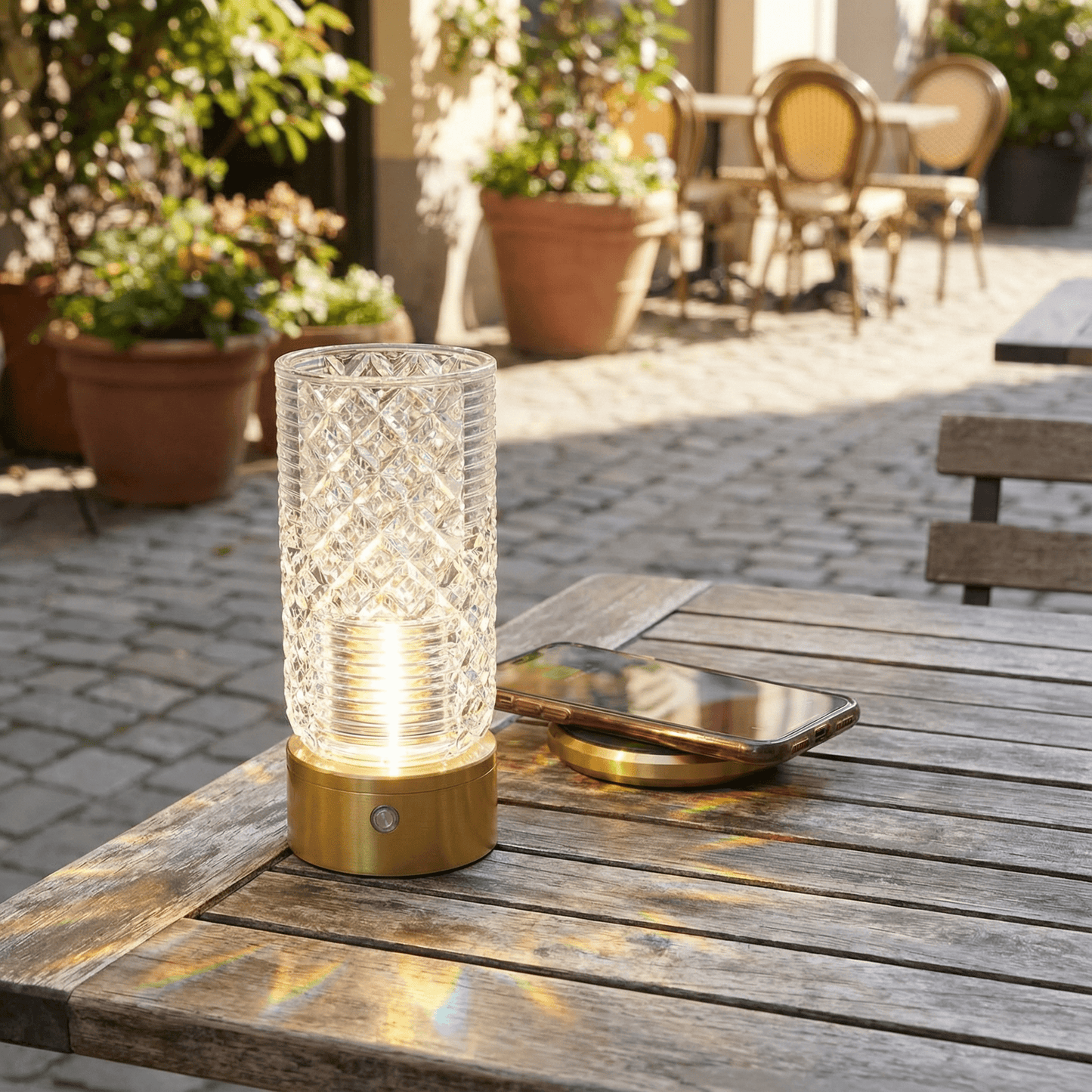 Fleur de Lumière –Rechargeable Table Lamp with Soft Lighting Effect