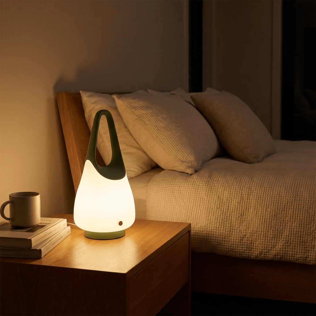 Anse — Rechargeable Table Lamp with Handle & Soft Ambient Light