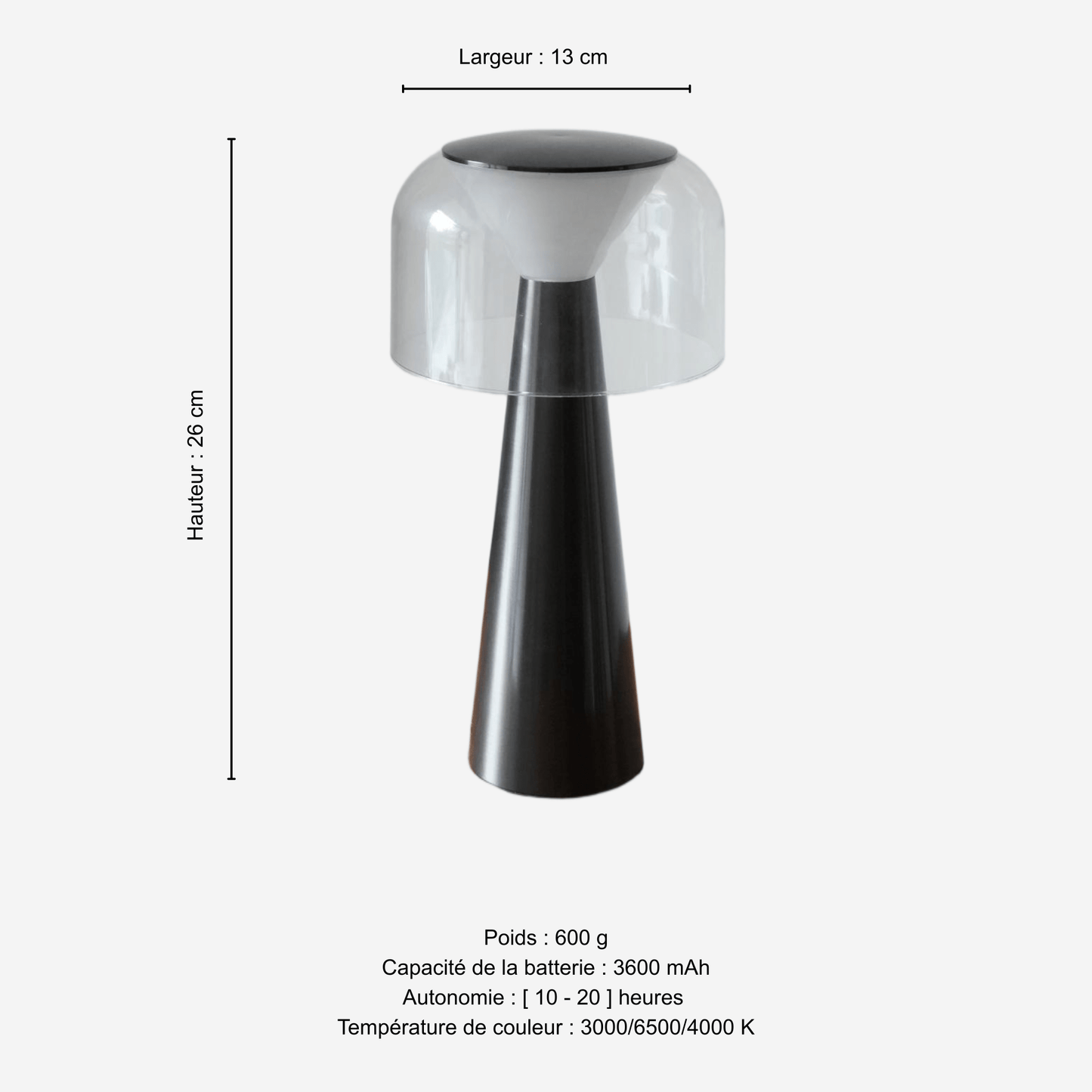 Clair-Obscur – Rechargeable Dimmable Table Lamp