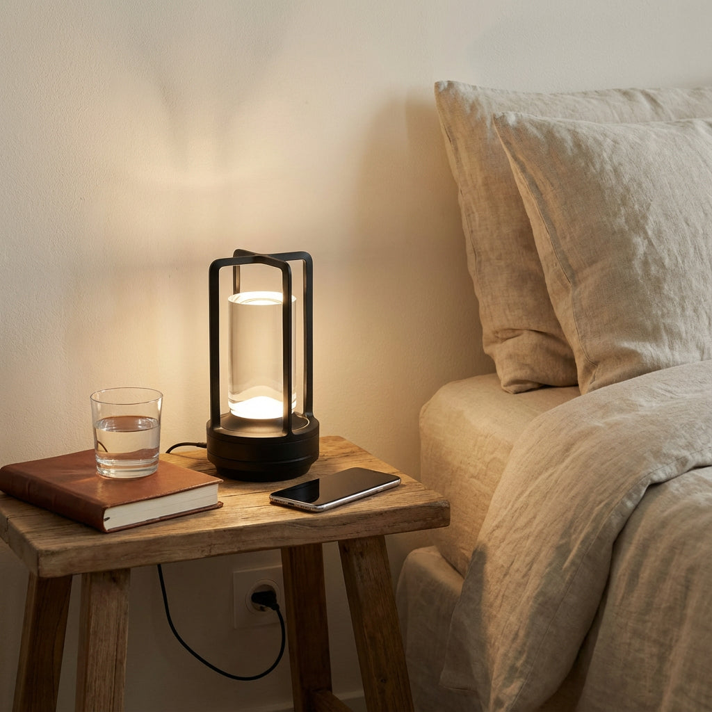 Halo— Rechargeable Table Lamp with Touch Control & Three Color Temperatures